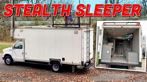 stealth box truck camper